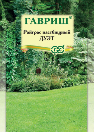 Семена Райграс пастбищный Дуэт, 20 г, Гавриш