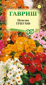 Семена Немезия Триумф, смесь, 0,01г, Гавриш, Цветочная коллекция
