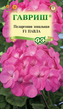 Семена Пеларгония зональная Павла F1, 4шт, Гавриш, Цветочная коллекция