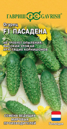 Семена Огурец Пасадена F1, 5 шт, Гавриш, Ведущие мировые производители