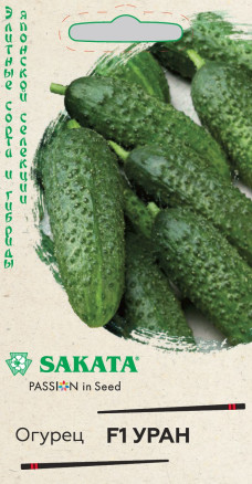 Семена Огурец Уран F1, 5шт, Гавриш, Элитные сорта и гибриды, Sakata