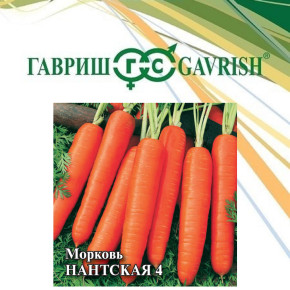 Семена Морковь Нантская 4, 100 г, Гавриш, Фермерское подворье