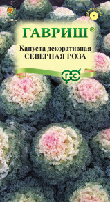Семена Капуста декоративная Северная роза, 0,05г, Гавриш, Цветочная коллекция