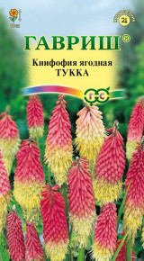 Семена Книфофия ягодная Тукка, 0,1г, Гавриш, Цветочная коллекция