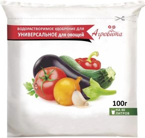 Удобрение Агровита универсальное для овощей, 100г, Нов-Агро