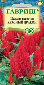 Семена Целозия перистая Красный дракон, 0,05г, Гавриш, Цветочная коллекция