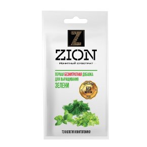 Удобрение (ионитный субстрат) Цион (ZION) для выращивания зелени, 30г