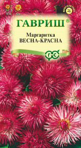 Семена Маргаритка Весна-Красна, 0,05г, Гавриш, Цветочная коллекция