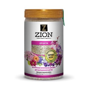 Удобрение (ионитный субстрат) Цион (ZION) для выращивания цветов, 700г
