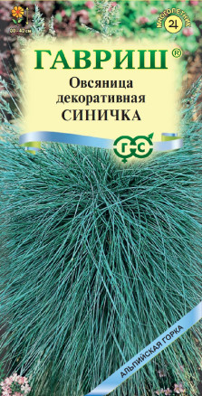 Семена Овсяница декоративная (ледниковая) Синичка, 0,1г, Гавриш, Альпийская горка
