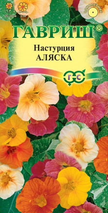 Семена Настурция Аляска, смесь, 1,0г, Гавриш, Цветочная коллекция