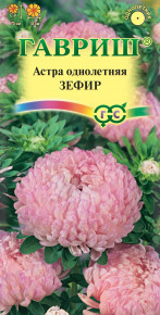 Семена Астра Зефир, пионовидная, 0,3г, Гавриш, Цветочная коллекция