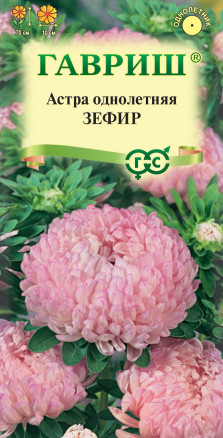 Семена Астра Зефир, пионовидная, 0,3г, Гавриш, Цветочная коллекция