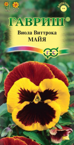 Семена Виола Майя, Виттрока (Анютины глазки), 0,1г, Гавриш, Цветочная коллекция