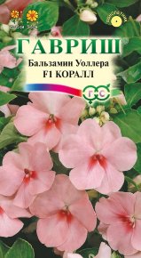 Семена Бальзамин Уоллера Коралл F1, 5шт, Гавриш, Цветочная коллекция
