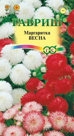 Семена Маргаритка Весна, смесь, 0,02г, Гавриш, Цветочная коллекция