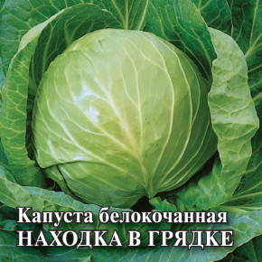 Семена Капуста белокочанная Находка в грядке, 10г, Гавриш, Фермерское подворье