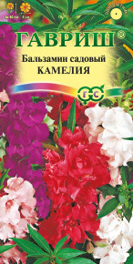 Семена Бальзамин садовый Камелия, смесь, 0,2г, Гавриш, Цветочная коллекция