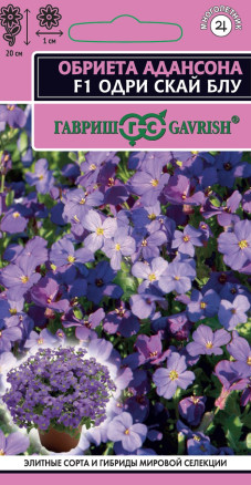 Семена Обриета Адансона Одри Скай блу F1, 10шт, Гавриш