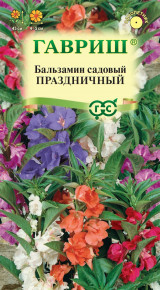 Семена Бальзамин садовый Праздничный, смесь, 0,1г, Гавриш, Цветочная коллекция